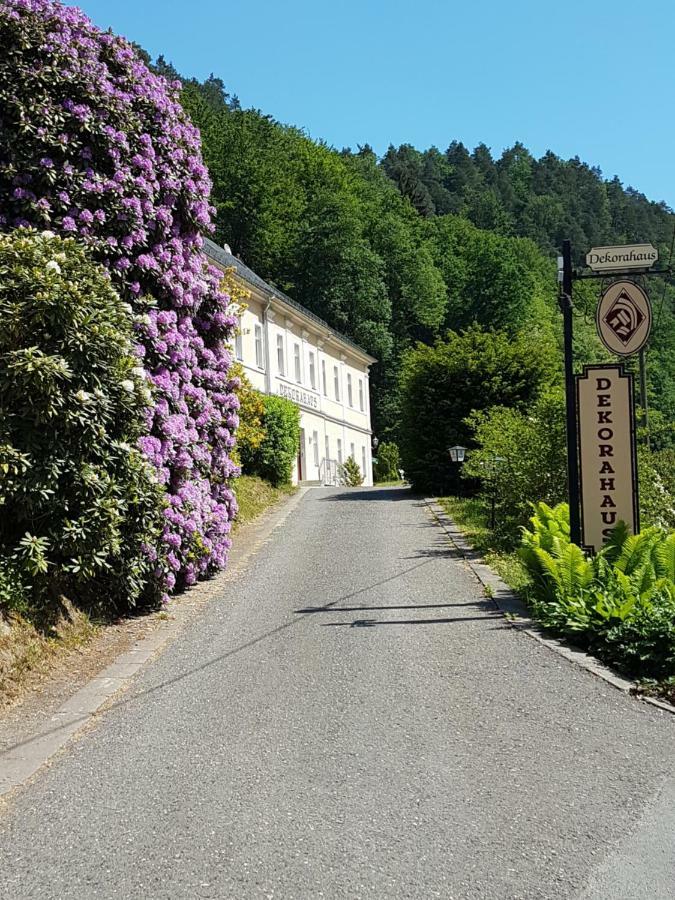 Hotel Garni Dekorahaus Bad Schandau Exteriör bild